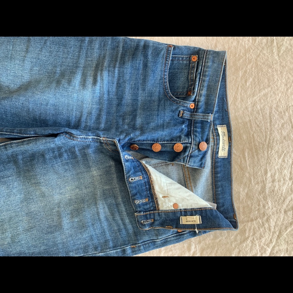Madewell Cali High Waist Demi Boot Jeans